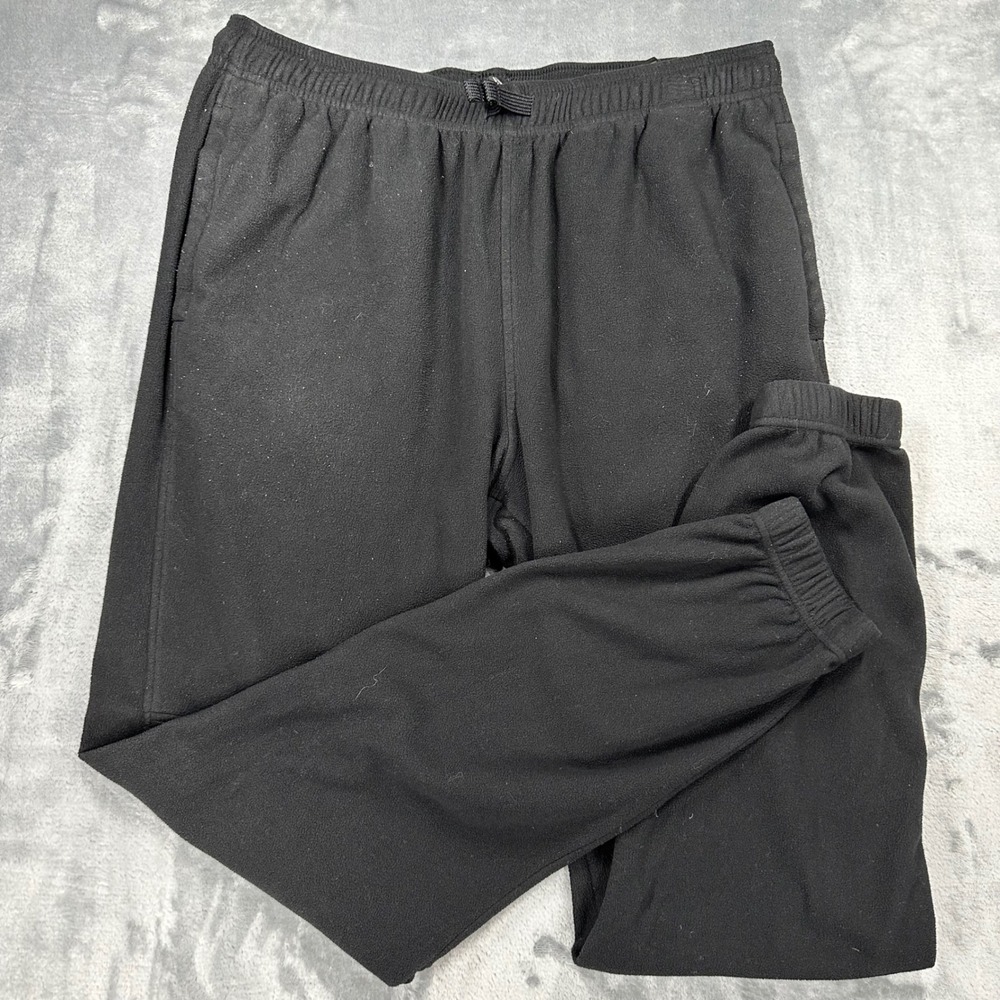 The North Face Mens Black Fleece Joggers Sweatpants Large BQX369101